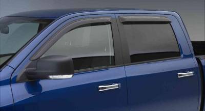 EgR Smoke Tape On Window Vent Visors Dodge Ram 03-09 2500/3500/4500/5500 Regular Cab (2-pc Set)