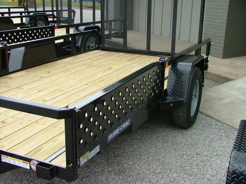 2022 SureTrac 6x12 Tube Top ATV Trailer 3K at Svcustoms in Marietta Ohio