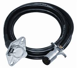 Tow Ready - Tow Ready 118666 6-Way Car End to 6-Way Trailer End Extension Cable
