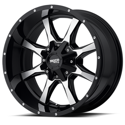 Misc. Moto Metal MO970 Black/Machined 07-17 Tundra 18x10 -24 Offset