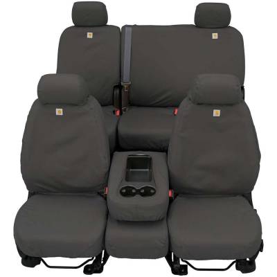 Misc. Covercraft Seat Saver Carhart Grey 14 Tundra SR5 Front True Bucket Seats (not 40/20/40 bench with fold down armrest) Rear (60/40 W/o Armrest)