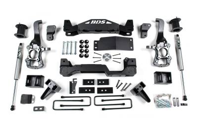 Misc. BDS 15-16 F150 4WD 6" Suspension Lift With Carrier Drop With Rear Fox 2.0 Upgrade