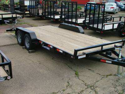 Sure-Trac Trailers - 2024 Sure-Trac 7x18 C-Channel Car Hauler 7K