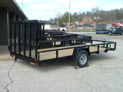 Sure-Trac Trailers - 2024 Sure-Trac 7x14 Tube Top Utility Trailer 3K