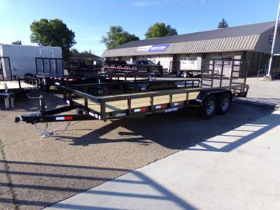 Sure-Trac Trailers - 2023 Sure-Trac 7x20 Tube Top Utility Trailer 10K