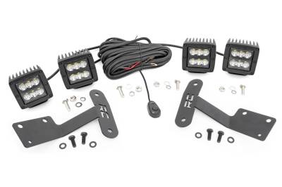 Rough Country - Rough Country 70835 LED Lower Windshield Ditch Kit