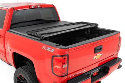 Rough Country - Rough Country 41214550 Soft Tri-Fold Tonneau Bed Cover