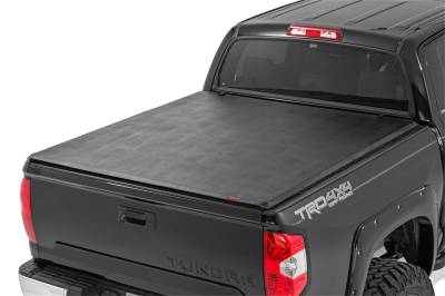 Rough Country - Rough Country 41419650 Soft Tri-Fold Tonneau Bed Cover