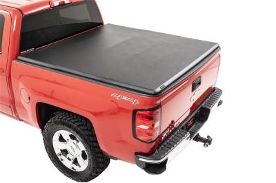 Rough Country - Rough Country 41214650 Soft Tri-Fold Tonneau Bed Cover