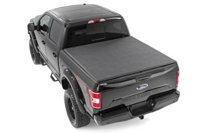 Rough Country - Rough Country 41521550 Soft Tri-Fold Tonneau Bed Cover