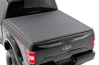 Rough Country - Rough Country 41515650 Soft Tri-Fold Tonneau Bed Cover