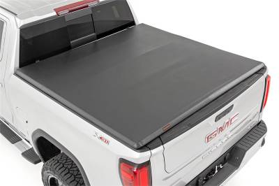 Rough Country - Rough Country 41308650 Soft Tri-Fold Tonneau Bed Cover