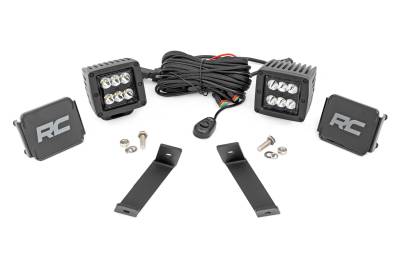 Rough Country - Rough Country 70078 LED Lower Windshield Ditch Kit