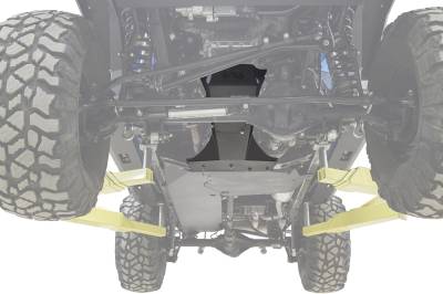 Fab Fours - Fab Fours JK3032-1 Transmission And Oil Pan Skid Plate