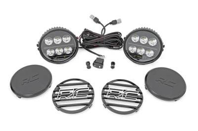 Rough Country - Rough Country 70805A Black Series LED Fog Light Kit