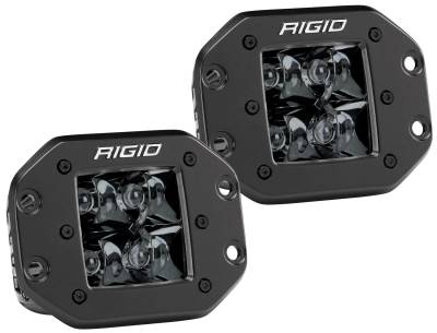 Rigid Industries - Rigid Industries 212213BLK D-Series Pro Spot Diffused Light