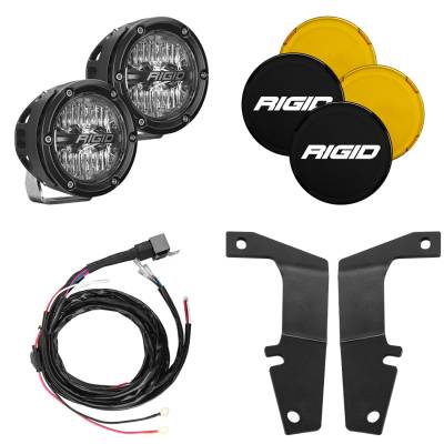Rigid Industries - Rigid Industries 46704 A-Pillar 360-Series Light Mount Kit
