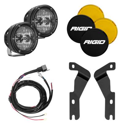 Rigid Industries - Rigid Industries 46708 A-Pillar 360-Series Light Mount Kit