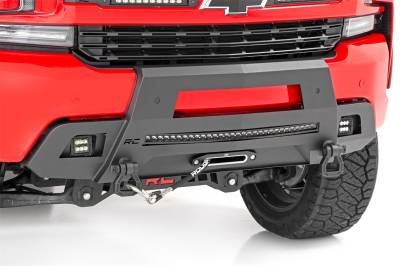 Rough Country - Rough Country 10805 LED Winch Bumper