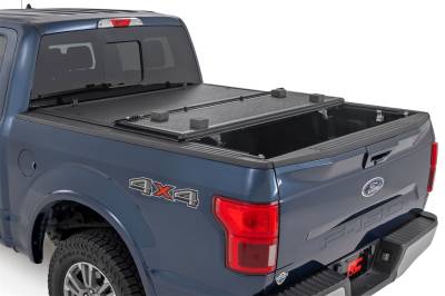 Rough Country - Rough Country 47220550A Hard Tri-Fold Tonneau Bed Cover