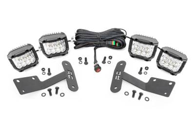 Rough Country - Rough Country 70839 LED Lower Windshield Ditch Kit