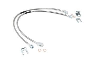 Rough Country - Rough Country 89702 Stainless Steel Brake Lines