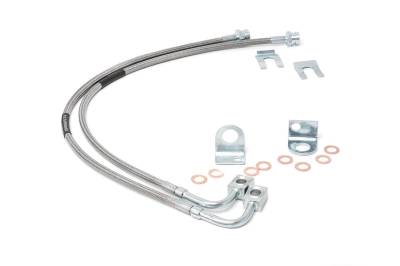 Rough Country - Rough Country 89707 Stainless Steel Brake Lines