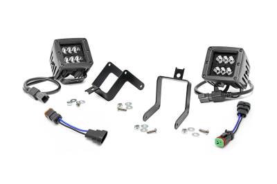 Rough Country - Rough Country 70622 Black Series LED Fog Light Kit