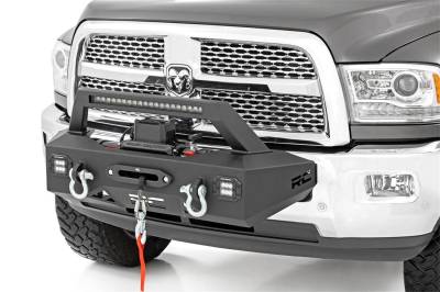 Rough Country - Rough Country 31007 Exo Winch Mount System Front Bumper