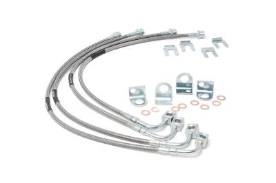Rough Country - Rough Country 89716 Stainless Steel Brake Lines