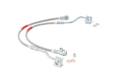 Rough Country - Rough Country 89310S Stainless Steel Brake Lines