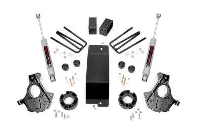 Rough Country - Rough Country 12430 Suspension Lift Knuckle Kit w/Shocks