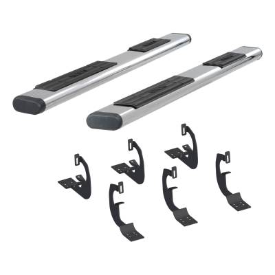 ARIES - ARIES 4444015 The Standard 6 in. Oval Nerf Bar w/Mounting Brackets