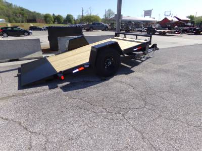 Sure-Trac Trailers - 2025 Sure-Trac 6.5x12 Single Axle Tilt Bed Equipment Trailer 7.8K