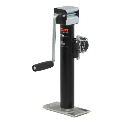CURT - CURT 28354 Pipe Mount Swivel Jack