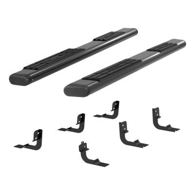 ARIES - ARIES 4445044 The Standard 6 in. Oval Nerf Bar w/Mounting Brackets