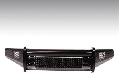 Fab Fours - Fab Fours FF15-K3251-1 Black Steel Front Ranch Bumper