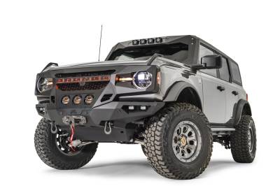 Fab Fours - Fab Fours GR5200-B Grumper Front Bumper