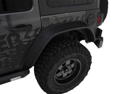 Bushwacker - Bushwacker 10100-07 Flat Style Fender Flares
