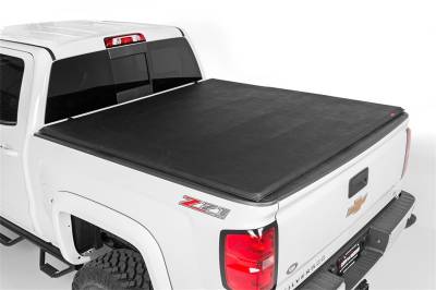 Rough Country - Rough Country 41288650A Soft Tri-Fold Tonneau Bed Cover