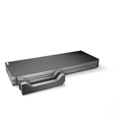 DECKED - DECKED A0153-PZFM-VYST Piecekeeper PuzzleFoam Midsize/ Short-Drawer System