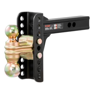 CURT - CURT 45900 Channel Style Adjustable Dual Ball Mount