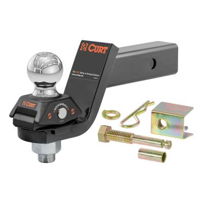 CURT - CURT 45143 RockerBall Adjustable Cushion Hitch Ball Mount