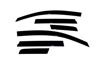 Auto Ventshade - Auto Ventshade 896011 Ventvisor Low Profile Deflector 6 pc.