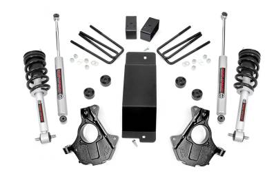 Rough Country - Rough Country 12432 Suspension Lift Knuckle Kit w/Shocks