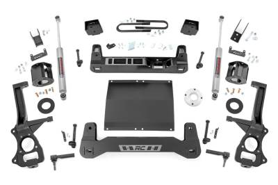Rough Country - Rough Country 111630D Leveling Lift Kit w/Shocks