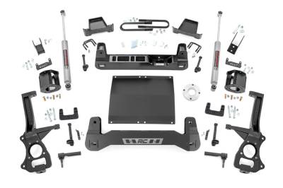 Rough Country - Rough Country 111430D Leveling Lift Kit w/Shocks