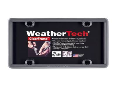 WeatherTech - WeatherTech 8ALPCF15 ClearFrame License Plate Frame