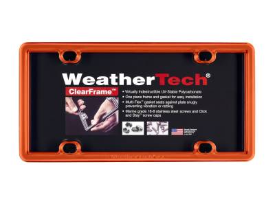 WeatherTech - WeatherTech 8ALPCF13 ClearFrame License Plate Frame