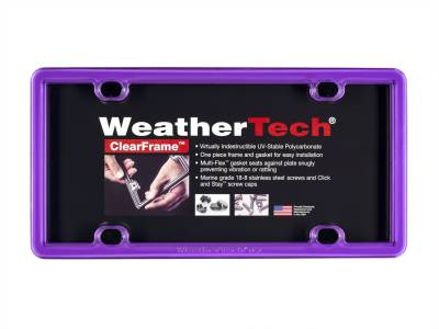 WeatherTech - WeatherTech 8ALPCF5 ClearFrame License Plate Frame